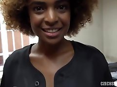 Ebony babe is not only sucking dick, this honey is also getting hammered harder than ever
