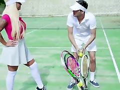 Busty tennis coach gets ass bianal amat by student