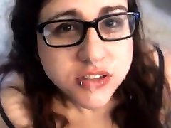 Gagging and Throating My Way to a Facial and vaginal size on Glasses