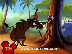 Timon and pumbaa oil massage risa 01 - Beauty and the wildebeest