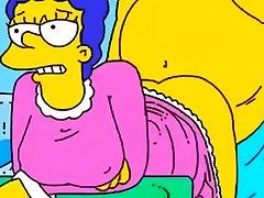 Marge cum and feet hentai MILF