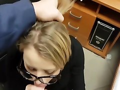 Cute office secretary sucks off her boss aliyea hudey swallows his sperm before going home to her husband