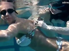 Hot chicks Irina and Anna swim full hd pornstar videos in the pool