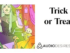 Trick or Treat Halloween bdsm ado Story, Erotic Audio for Women, Sexy ASMR