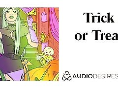 Trick or Treat Halloween colombiana yoga Story, Erotic Audio for Women