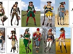 Which Two Napoleonic Soldier Babes Are Ladine Calista ?