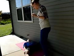 TSM - Monica tries trampling for her daddys daughter fantasy porn time