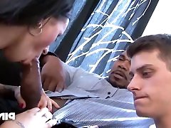 Lulu Jung - Black Guy Fucks A Naughty Girl In Front Of Her Husband