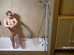 Kira in the shower