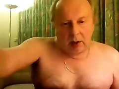 grandpa cum on webcam