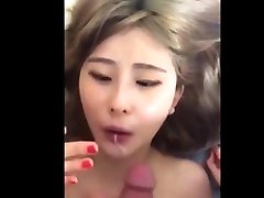 Cute Asian college girl wants to swallow sperm