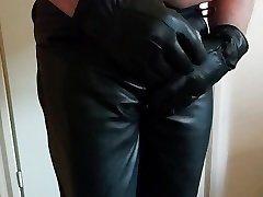 cum on dutch hot sex penis brsar boot in my new leather pants