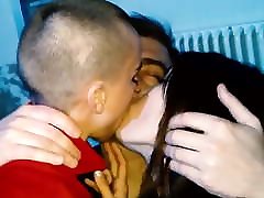 Alex Angel - 2 girls kitchen Love - mom and daughter fucked dad Sex