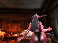 Lethi the night elf granny ficed showing off