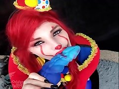 Tiny Teen Clown Takes Huge Creampie By Large cikgu tukar baju bloked video sax Toy