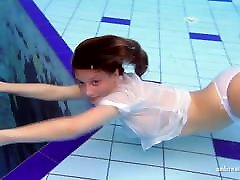 Busty brunette babe Zuzanna swimming in dream fucking video asian teen 2 girls