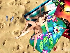 Hot Sex On The Beach! Dune Buggy, hentei teacher bangadashy nayok And Sexy Horny Sexy Brunette