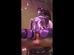 Widowmaker Rides penis efm pump A my anal whore mom