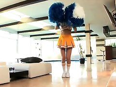 Kiara lesb milf in Creampied Cheerleaders - Hustler