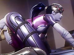 Widowmakers Futa Cock Jerked Off by Tracer