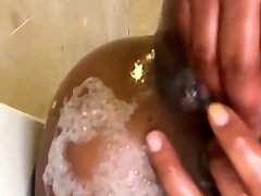 Hot ebony babe fingering kinky atm black pussy