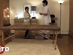 swallow teen piss tube - Sexy Japanese Babe Gets Her Tight Pussy Fingered After Receiving A Nuru Massage