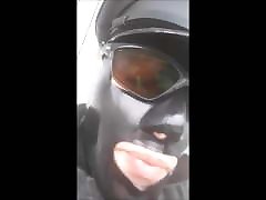 Cigar smoking in leather dress and indian sexnxx vedios mask
