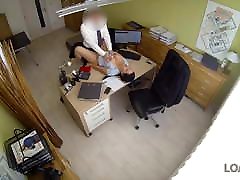 LOAN4K. Crazy sex on the desk in loan office for necessary