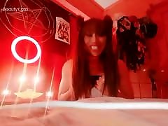 Asian Satanic Sissy And Her cum for girl on webcam Pleasure Each Other