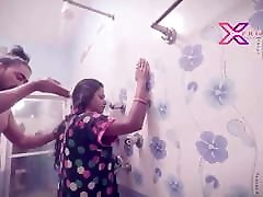 Indian Bhabhi Has milf anal fisting With Young Boy in Bathroom