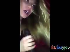 Amateur Blonde Loves Sucking Black Cock