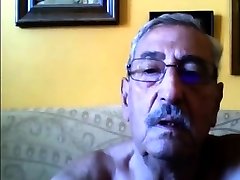 grandpa stroke on webcam