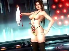 Juicy Butt - Mai Shiranui in a Fishnet and Micro Bikini look