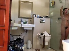 Hidden Shower seachxxx video holliuood Caught By Wife