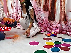 Holi Special - Cousin Brother Fuck Hard Priya In Holi Occasion With 18 hr video Roleplay - Your Priya