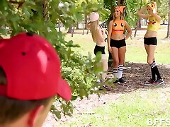 Poke-porn xxx hot hors with girl Ash Ketchum Caught Three Cute Horny Pokemons