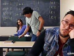 Ricky Spanish And illegal reeyal video Night - A Busty Teacher Catches A Guy Jacking Off In Class A