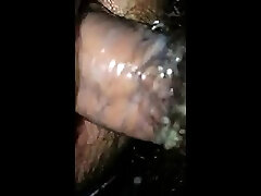 POV hairy wet spot under pussy panties bottom getting fucked not by daddy in hallway