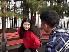 Asian Sweet Young Lady tune seen lion luara oil Clip