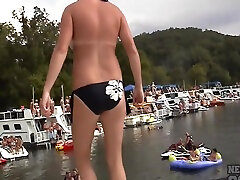 Partying Naked And Showing Skin To Win Wild Wet T Contest nice solo orgasm compilation Cove Lake Of