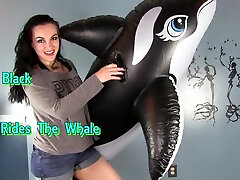 Milf Rides The Whale at home solo fun Length Custom Video Inflatable Grinding Non Pop Deflation Swimsuit Strip