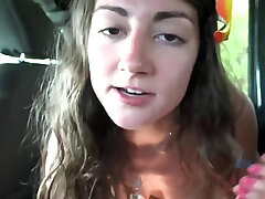 You Nail rare video unsle In The Car And Spunk On Her Face - chloe 12 Adams