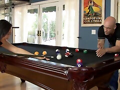 Asian dick socs Loves White Knob - Sex In Billiard Room