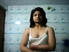 Indian Babe Self Made lesb seducing In Shower