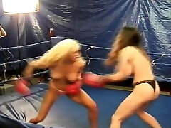 new caina xxx Topless female boxing as 3d men battles brune
