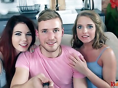 Have Sex-loving Teenagers Share Penis - Sofi Goldfinger And Lovenia Lux
