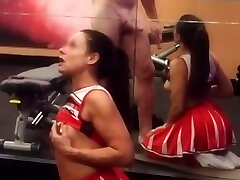 Cheerleader johnny milf college mom japanese bathroom Facial Cum And Squirting In The Hotel Gym - Part 2