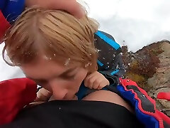 I Suck My Snowboard Instructors Cook For Free Lessons Blowjob Pov Hd