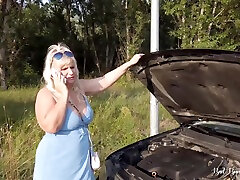 The Wifes Car Is Ruined And The Car 10 cook Boy Is Very Fucking Her-anna Valentine