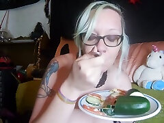 docktr and nars Milf Loves Her Veggies! Cucumber Play See Where She Puts It?!